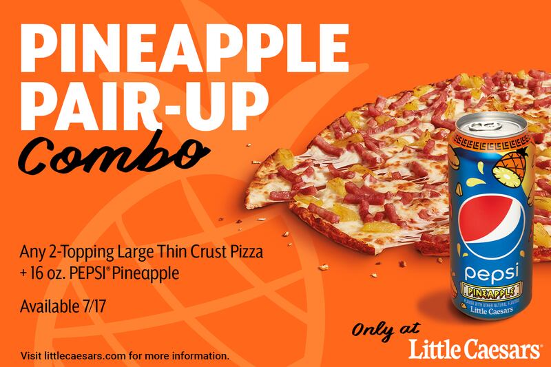 Exclusive Pepsi Pineapple coming to Little Caesars