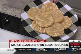 Baking News: Brown Sugar Maple Glaze cookies