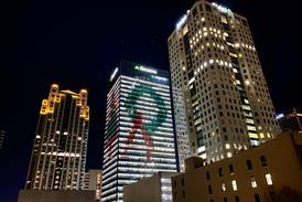 Iconic Christmas display at Regions Center in Birmingham lights up Friday night